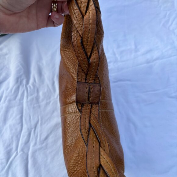 Coach Brown Leather Hobo Shoulder Bag #10043 - Picture 6 of 10